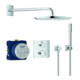Grohe Unterputz-Duschsystem Grohtherm chr, m UP-Thermostat, Brausearm 42,2cm-1