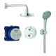 Grohe Unterputz-Duschsystem Grohtherm mit UP-Thermostat, chrom-1