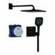 Grohe Unterputz-Duschsystem Grohtherm SmartControl 34865 THM eck. Form 2 ASV phantom black-1