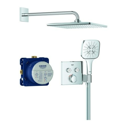 Grohe Unterputz-Duschsystem Grohtherm SmartControl 34865 THM eckige Form 2 ASV chrom