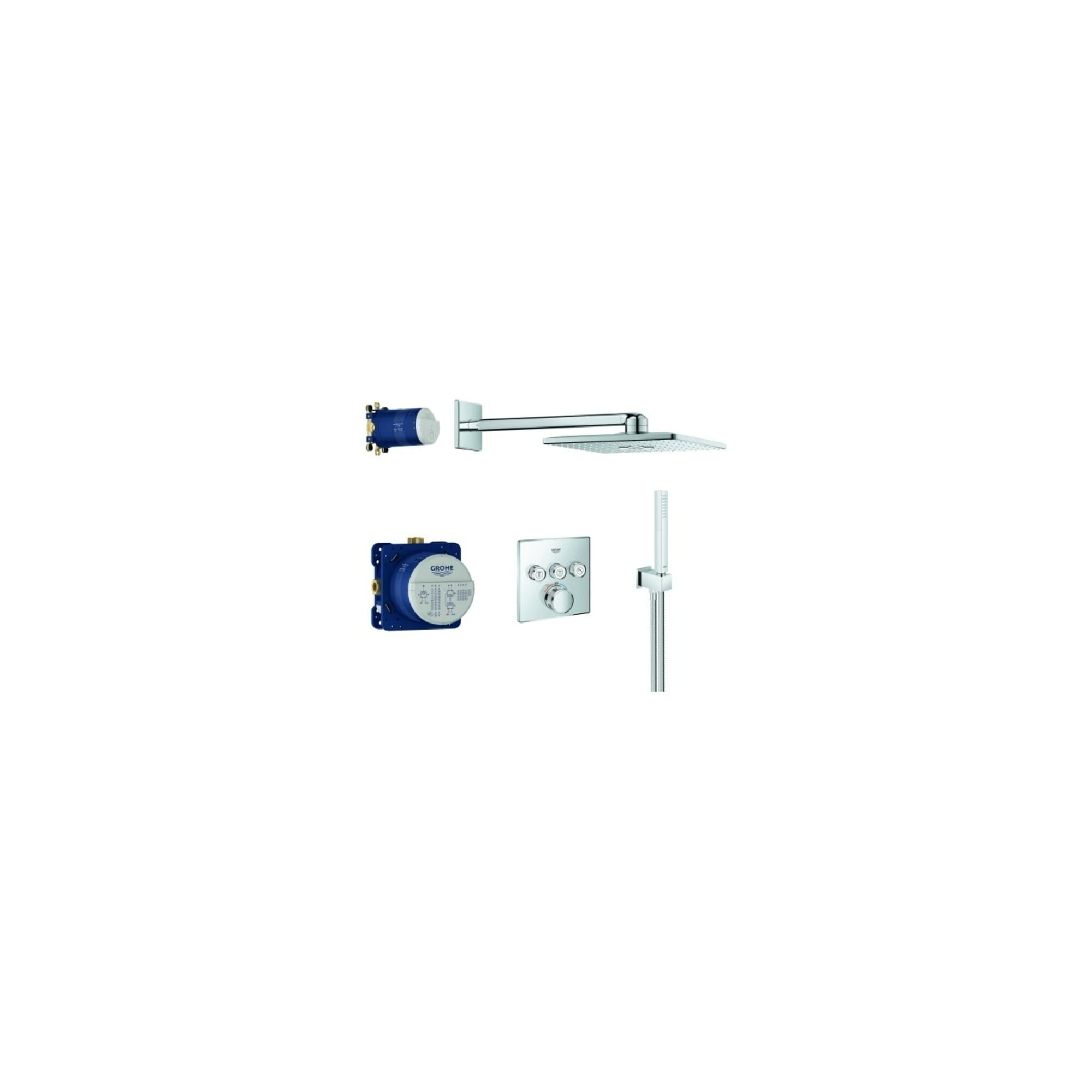 Grohe Unterputz-Duschsystem Grohtherm Smartcontrol chrom
