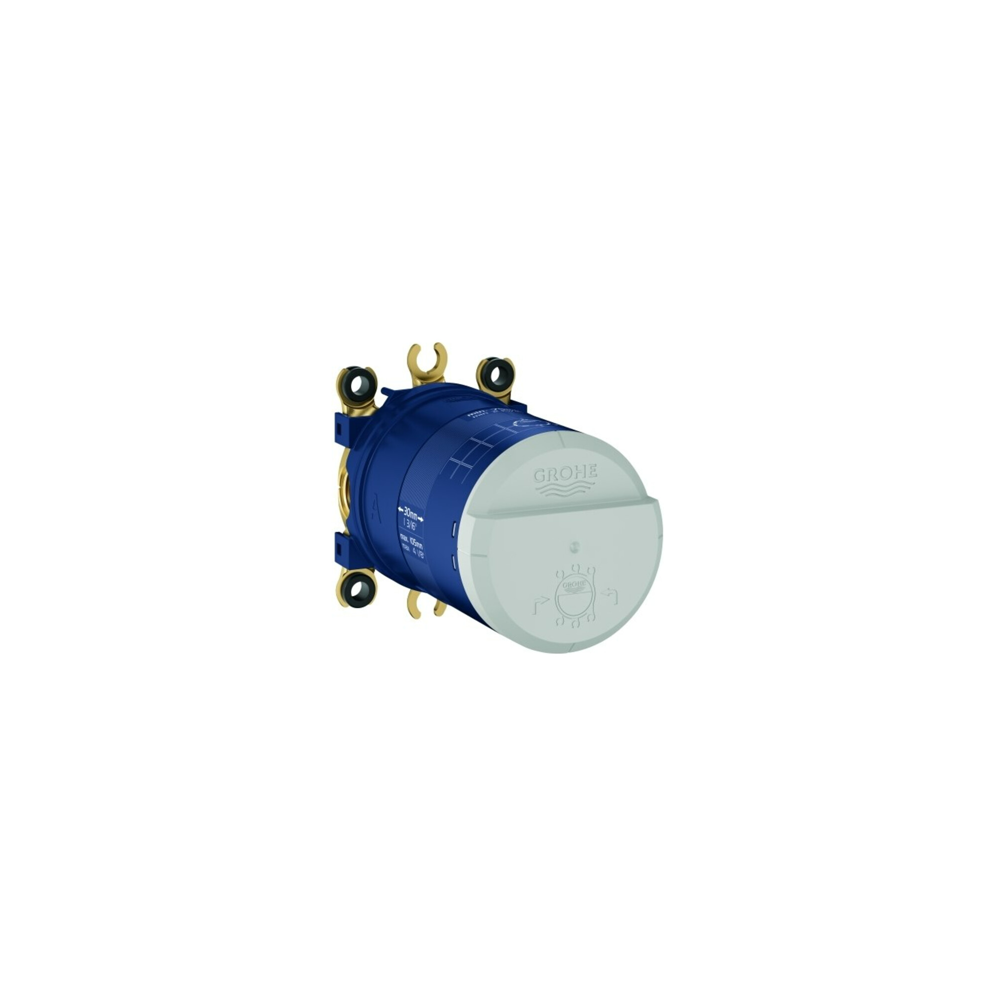 Grohe Unterputz-Einbaukörper Rainshower 1/2", f Br, o Begr., EB-Tiefe 7,5-10,5cm