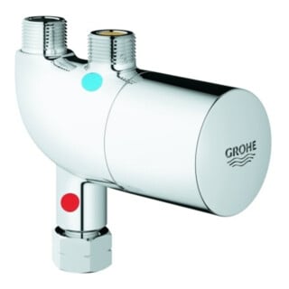 Grohe Untertisch-THM Grohtherm Micro chrom, mit thermischer Verbrühschutz