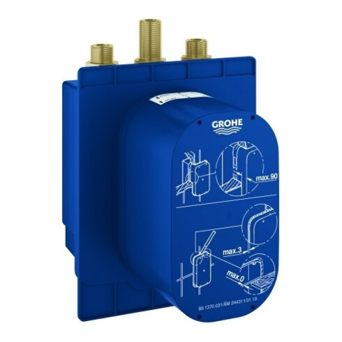 Grohe UP-Einbaukörper Eurosmart CE m therm. Mischer, 6 V Li-Batterie, f Br.
