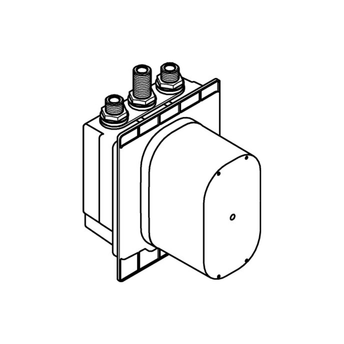 Grohe UP-Einbaukörper Eurosmart CE m Trafo, f Br., m thermost. Mischeinr.