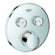 Grohe Fertigmontageset Smartcontrol vc, digi. Mischer, m 2 Absperrvtl., rd.-1