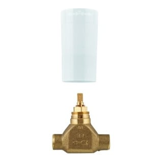 Grohe UP-Ventil-Unterteil 1/2", Lötanschl. 1,5cm, vormont. Obert.