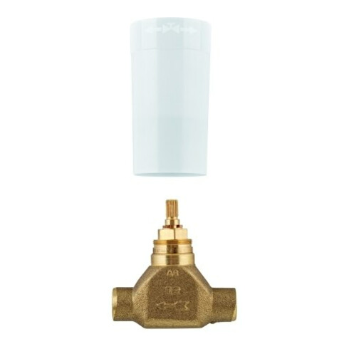 Grohe UP-Ventil-Unterteil 1/2", Lötanschl. 1,5cm, vormont. Obert.