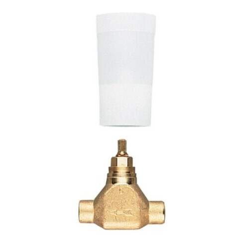 Grohe UP-Ventil-Unterteil 3/4", Lötanschl. 2,2cm, vormont. Obert.