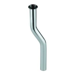 Grohe Urinalspülrohr 20cm, d 1,8cm, MS, chrom, Kröpfung 3cm