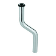 Grohe Urinalspülrohr 20cm, d 1,8cm, MS, chrom, Kröpfung 5cm