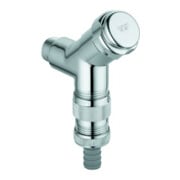 Grohe Valve d'arrêt 1/2", chrome, avec sécurité anti-retour pour tuyau intérieur