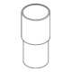 Grohe Verre de rechange 40952 pour ensemble brosse WC-4