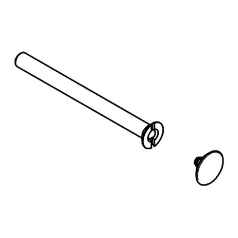 Grohe Vis à tête cylindrique 440434 pour Eichelberg UP-baignoire/douche chromé