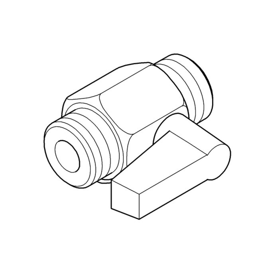 Grohe Vorabsperrung 42118 für Kaltwasser für Europlus E UP-Einbaukasten chrom