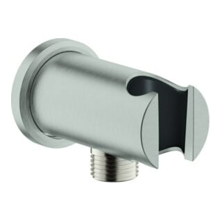 Grohe Wandabgangsbogen Rainshower 1/2" m Wandbrauseh., rund, supersteel