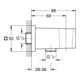 Grohe Wandanschlussbogen CUBE EUPHORIA DN 15, mit Wandbrausehalter chrom-4