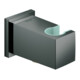 Grohe Wandanschlussbogen Euphoria Cube 1/2", m Wandbrausehalter, hard graphite-1