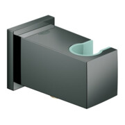 Grohe Wandanschlussbogen Euphoria Cube 1/2", m Wandbrausehalter, hard graphite