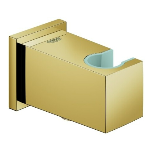 Grohe Wandanschlussbogen Euphoria Cube 1/2", mit Wandbrausehalter, cool sunrise