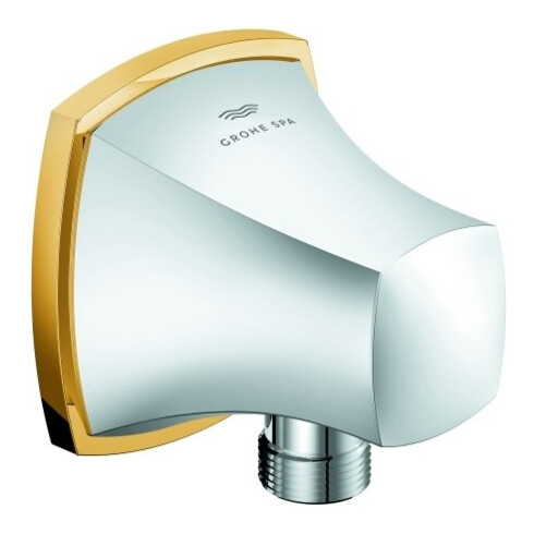 Grohe Wandanschlussbogen Grandera 1/2", chrom/gold