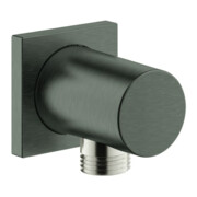 Grohe Wandanschlussbogen Rainshower 1/2, eck Ros., hard graphite gebürstet