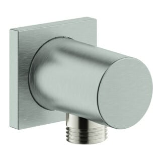 Grohe Wandanschlussbogen Rainshower 1/2", eckige Rosette, supersteel