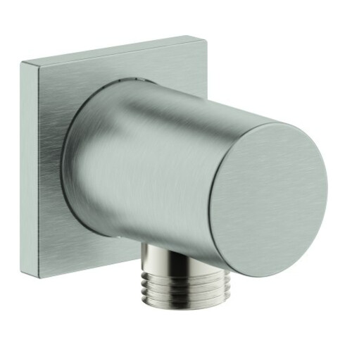 Grohe Wandanschlussbogen Rainshower 1/2", eckige Rosette, supersteel