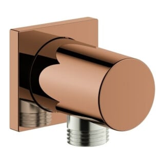 Grohe Wandanschlussbogen Rainshower 1/2", eckige Rosette, warm sunset