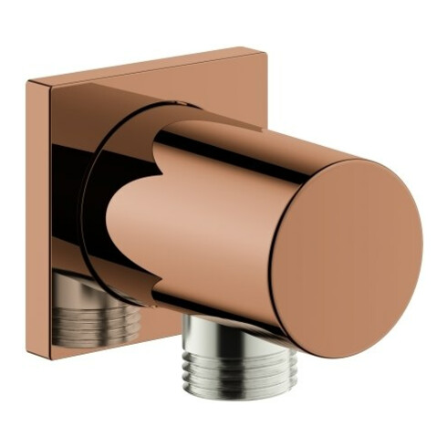 Grohe Wandanschlussbogen Rainshower 1/2", eckige Rosette, warm sunset