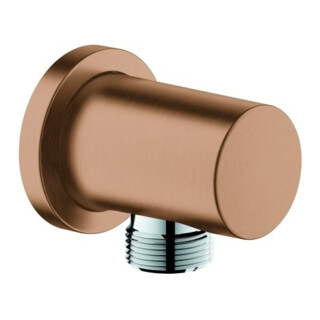 Grohe Wandanschlussbogen Rainshower 1/2", rd Rosette, warm sunset gebürstet