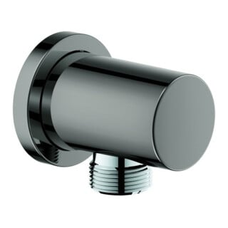 Grohe Wandanschlussbogen Rainshower 1/2", runde Rosette, hard graphite