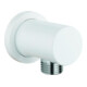 Grohe Wandanschlussbogen Rainshower 1/2", runde Rosette, moon white-1