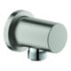 Grohe Wandanschlussbogen Rainshower 1/2", runde Rosette, supersteel-1