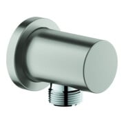 Grohe Wandanschlussbogen Rainshower 1/2", runde Rosette, supersteel