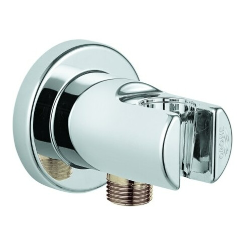 Grohe Wandanschlussbogen Relexa 1/2", m Brauseh., eig-s gg Rückfl., chr