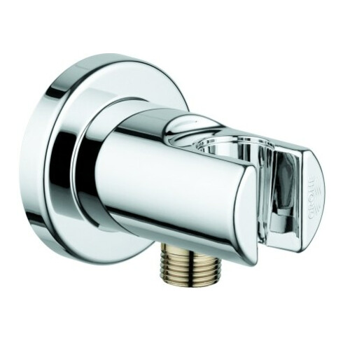 Grohe Wandanschlussbogen Relexa 1/2", mit Wandbrausehalter, chrom