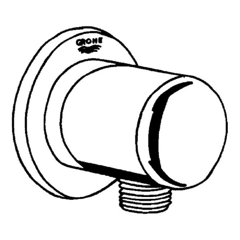 Grohe Wandanschlussbogen RELEXA DN 15 chrom