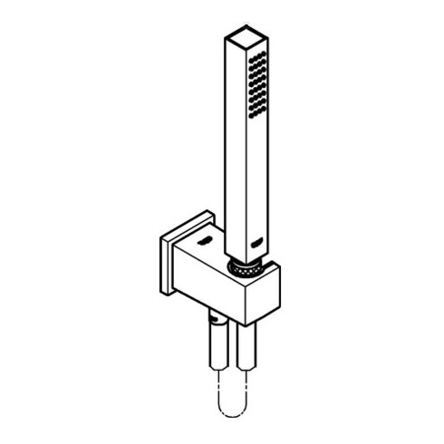 Grohe Wandhalterset CUBE EUPHORIA chrom