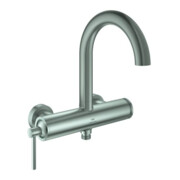 Grohe Wannen-Einhebelmischer Atrio 1/2", Wandmontage, supersteel