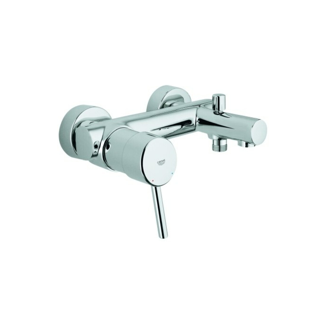 Grohe Wannen-Einhebelmischer Concetto chrom, Wandmontage