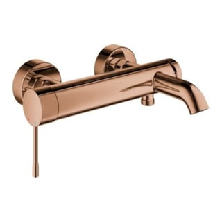 Grohe Wannen-Einhebelmischer Essence 1/2", Wandmontage, warm sunset