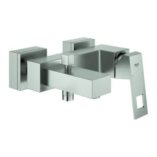 Grohe Wannen-Einhebelmischer Eurocube supersteel, Wandmontage