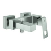 Grohe Wannen-Einhebelmischer Eurocube supersteel, Wandmontage