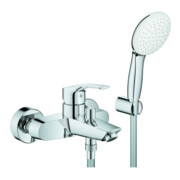 Grohe Wannen-Einhebelmischer Eurosmart 1/2", m Brausegarnitur, Wandmontage, chrom