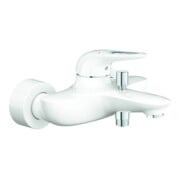 Grohe Wannen-Einhebelmischer Eurostyle m w, Wand, offener-Metall-Hebelgriff
