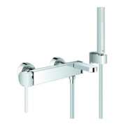 Grohe Wannen-Einhebelmischer PLUS cr, m Br.Garn, Laminarstrahlregler, AP