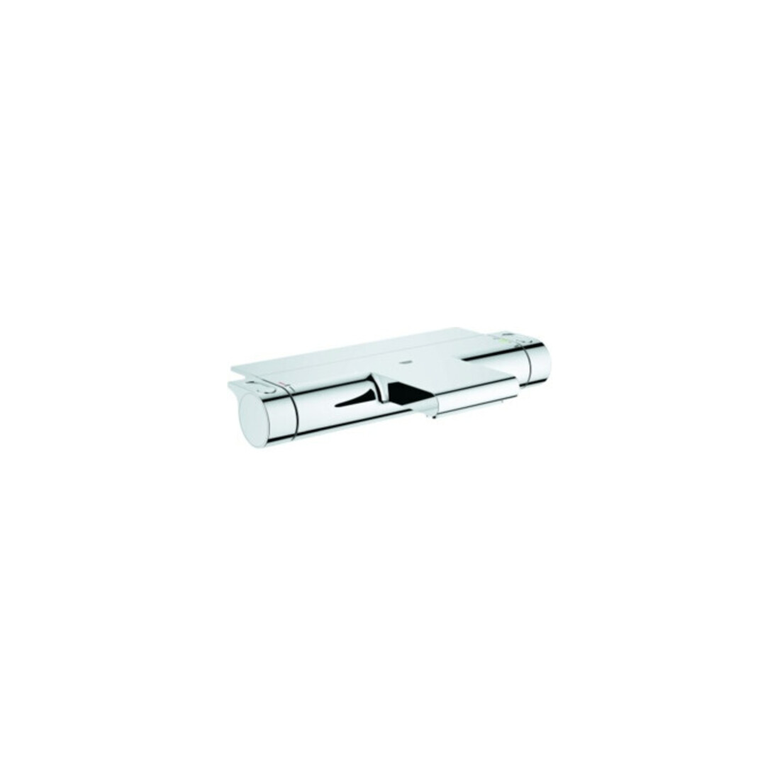 Grohe Wannen-Thermostat Grohtherm 2000 chr, DN 15, mit Duschablage, Wandmontage