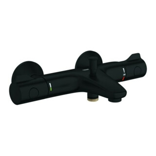 Grohe Wannen-Thermostat Grohtherm 800 1/2", Wandmontage, matt black