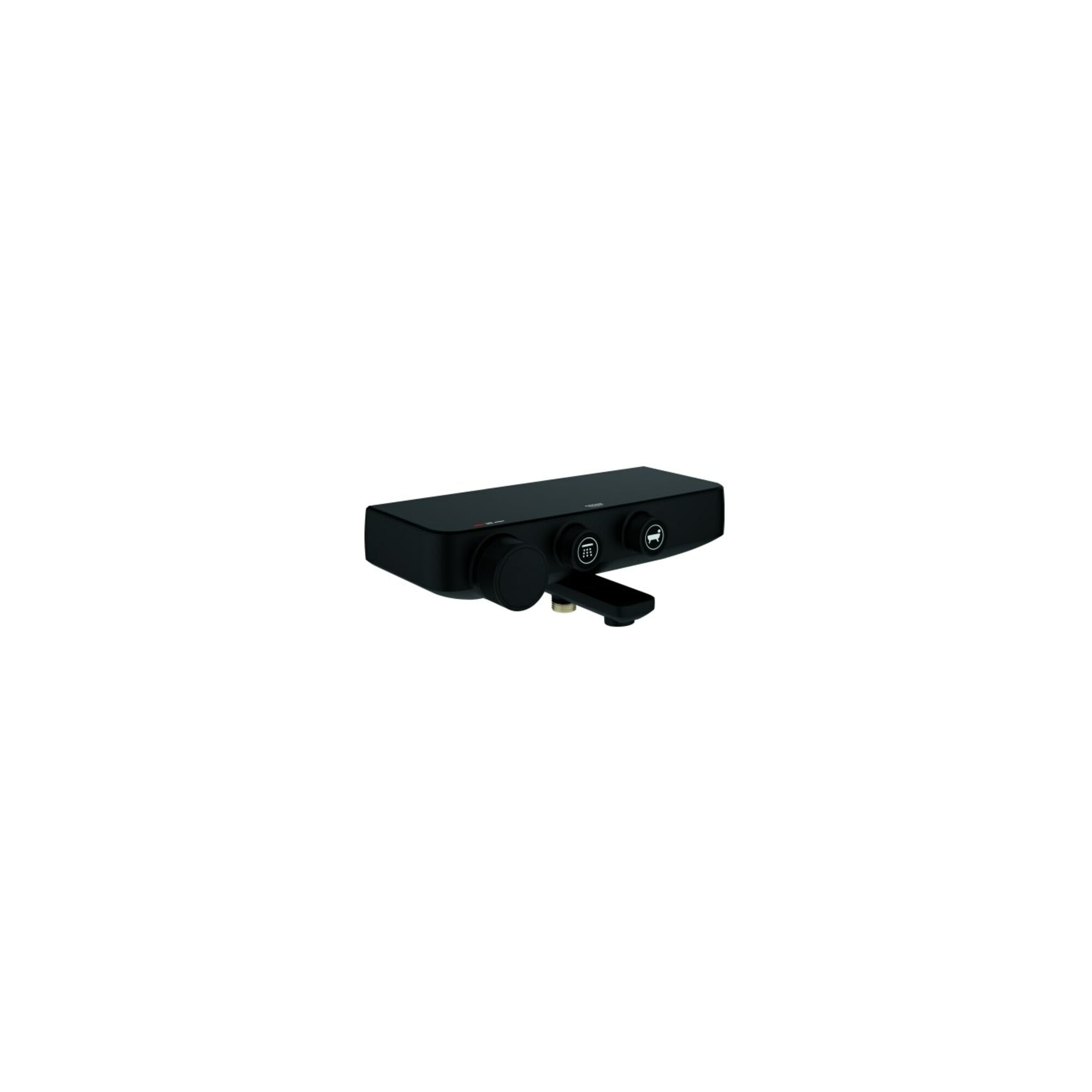 Grohe Wannen-Thermostat Grohtherm Smartcontrol 1/2", Wandmontage, phantom black